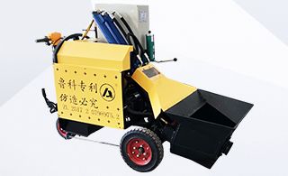 二次结构混凝土立小型输送泵-一机顶五人更方便快捷[益达娱乐]