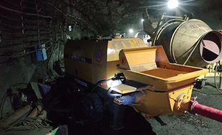 煤矿混凝土输送泵-大流量快速输送，1小时打30方起[泵泵达]